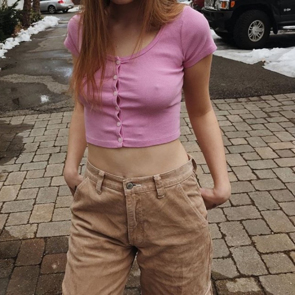 Brandy Melville Pink Zelly Top 🎀